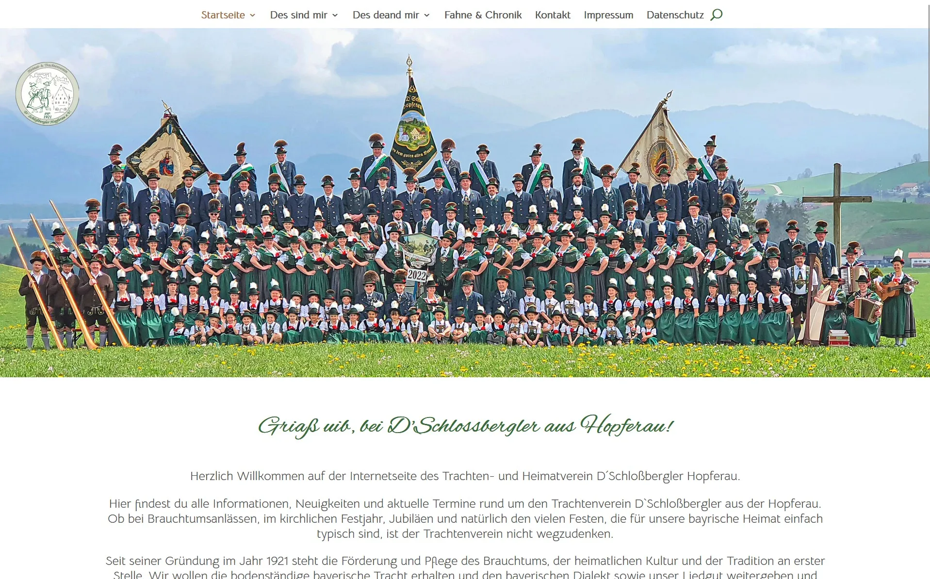 Screenshot Schlossbergler-Hopferau für großen Bildschirm Screenshot Schlossbergler-Hopferau für großen Bildschirm